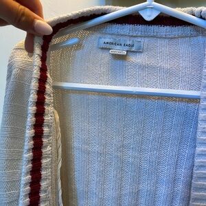 American Eagle cropped white sweater cardigan | women’s S